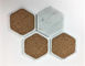 Forro auto-adhesivo del corcho del hexágono para 4&quot; prácticos de costa de la teja del hexágono proveedor
