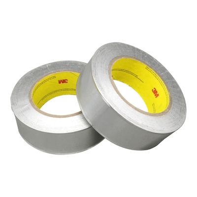 Porcelana Cinta de Aluminio | Ignífuga Retardante de Llama | Cinta de Alta Temperatura | Plateado | Unilateral | Adhesivo Acrílico proveedor