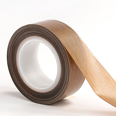Porcelana Cinta adhesiva de la fibra de vidrio resistente del Teflon PTFE de la temperatura del calor para soldar el embalaje en caliente proveedor