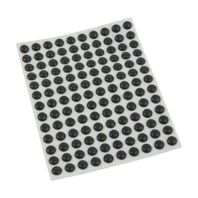 Porcelana 3M SJ5003 | Black/Grey/White | 11.2 x 5.1 mm | Bumpon Hemisphere | 72 Shore M proveedor