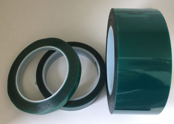 Cinta verde PET. Cinta de poliéster. Para el enmascaramiento a altas temperaturas. Para la pintura en polvo. proveedor