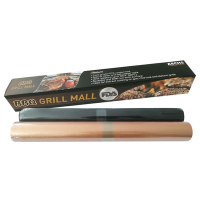 PTFE Grill Mat. No adhesivo. Carbón. A prueba de fuego. Película de alta temperatura. Para barbacoa. proveedor