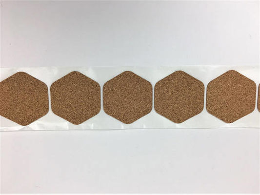 Respaldo Adhesivo de Corcho | Hexágono | Para Posavasos de Azulejo Hexagonal de 4" proveedor