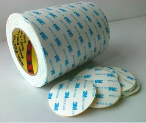 3M 1600T | Espuma de PE de doble recubrimiento | Corte a medida | Para placa de identificación | Adhesivo con respaldo de gancho proveedor
