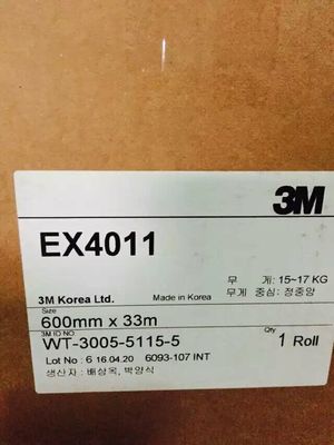 3M EX4011. Acrílico de doble cara y cinta adhesiva para automóviles. proveedor