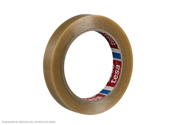 tesa 4124 | 65 µm PVC Film | Natural Rubber | 60 N/cm Tensile | Medium to Heavy Cartons proveedor